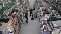 Shoplifter headbutts security guard