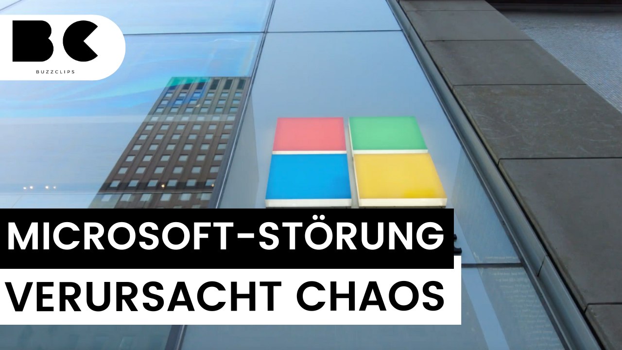 Microsoft-problem verursacht chaos: flughäfen und banken betroffen