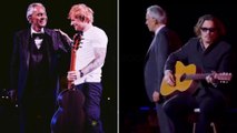 Da Ed Sheeran a Johnny Depp: le star cantano con Andrea Bocelli per i suoi 30 anni di carriera