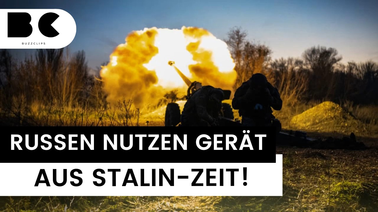 Russland nutzt alte haubitzen aus stalin-zeiten