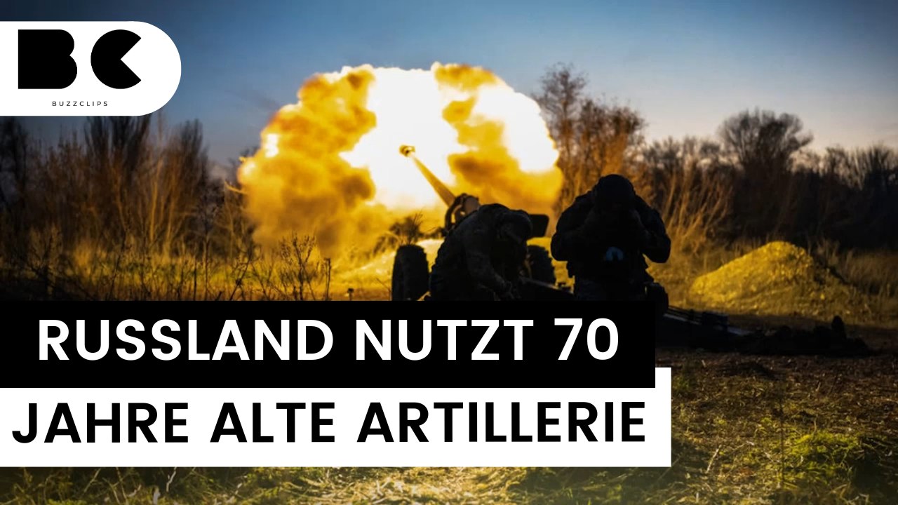 Aus Stalin-Zeiten: Russen schicken alte Haubitzen an die Front