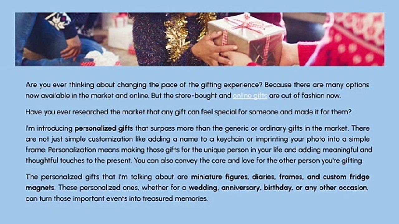 Level Up Your Gift-Giving Experience With Personalized Gifts