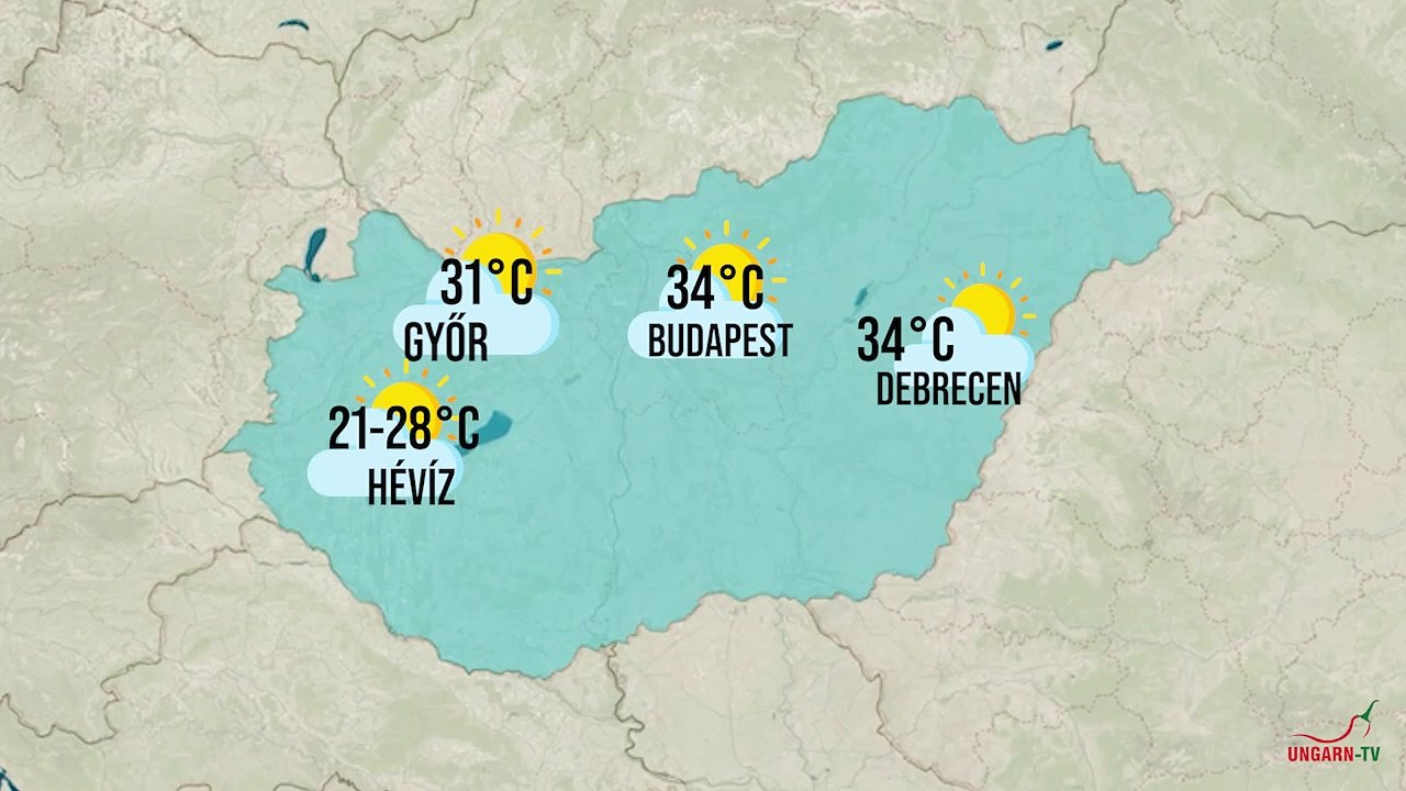 Das Reisewetter am Wochenende 20-21. Juli
