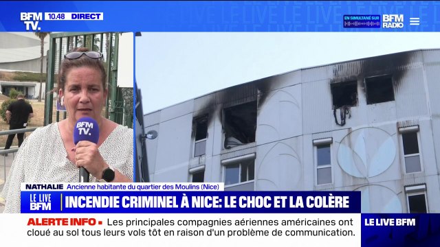 Il y a un ras-le-bol général : une ancienne habitante du quartier des Moulins témoigne après l'incendie à Nice