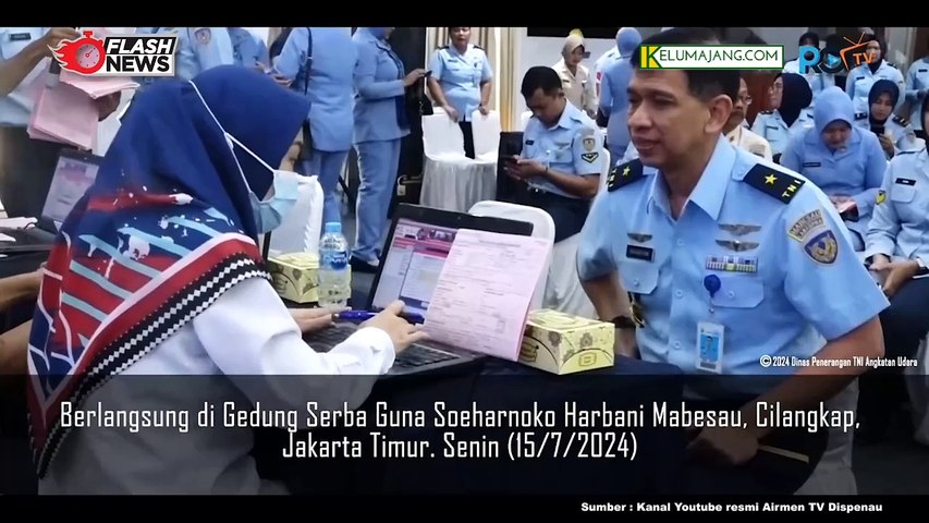 Jelang Peringatan ke 77 Hari Bakti TNI AU dan HUT  ke 61 Wara Mabesau gelar Donor darah