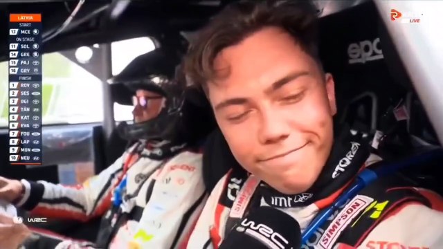 WRC Latvia 2024 SS3 Sesks Amazing Réaction