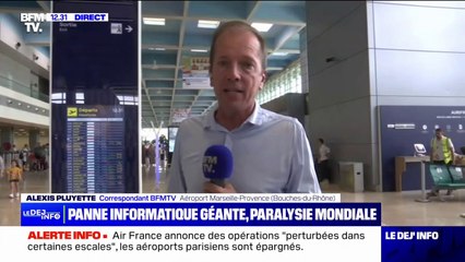 Panne informatique mondiale: un impact limité à l'aéroport de Marseille