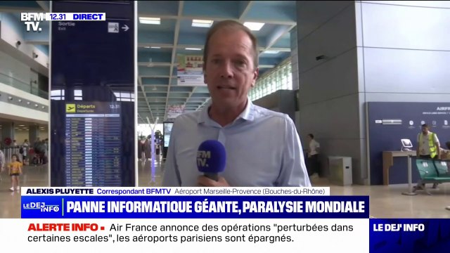 Panne informatique mondiale: un impact limité à l'aéroport de Marseille