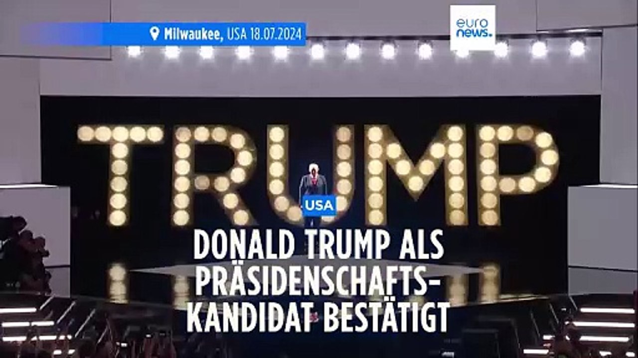 Trump nun offiziell Präsidenschaftskandidat der Republikaner