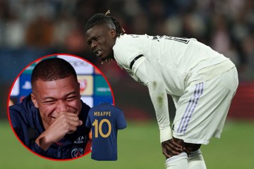 Camavinga Forgets Mbappe's Jersey During Charity Event 🏆
