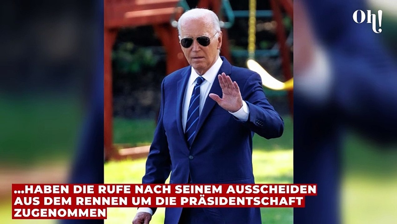 Joe Bidens Covid-19-Diagnose: Rufe nach Ausstieg aus US-Wahlkampf werden lauter