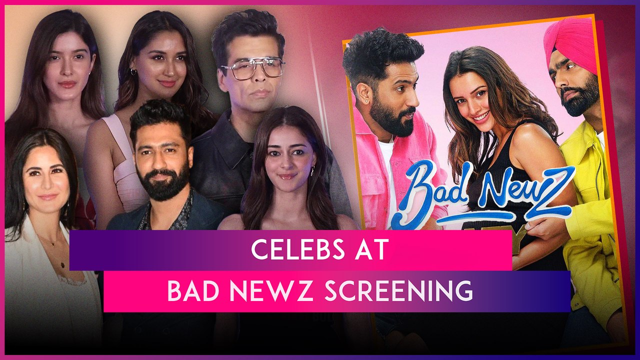 Bad Newz: Katrina Kaif, Karan Johar, Ananya Panday & Others Attend Screening Of Vicky Kaushal’s Film