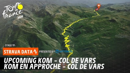 Upcoming KOM - Col de Vars  - Tour de France 2024