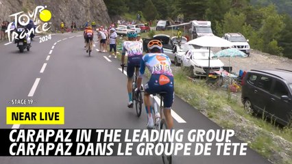 Carapaz has joined the leading group - Stage 19 - Tour de France 2024
