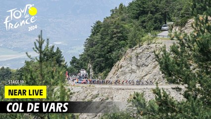 Carapaz at the top of Col de Vars - Stage 19 - Tour de France 2024