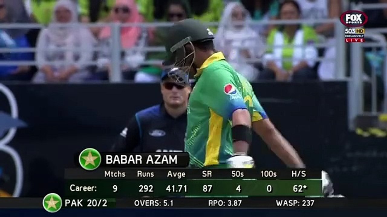 Babar Azam against NZ