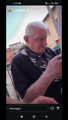 la tirata una , abbiamo gli occhi uguali nonno