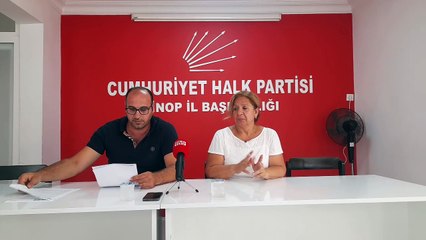 CHP'li Samet Bayrak'tan basın açıklaması