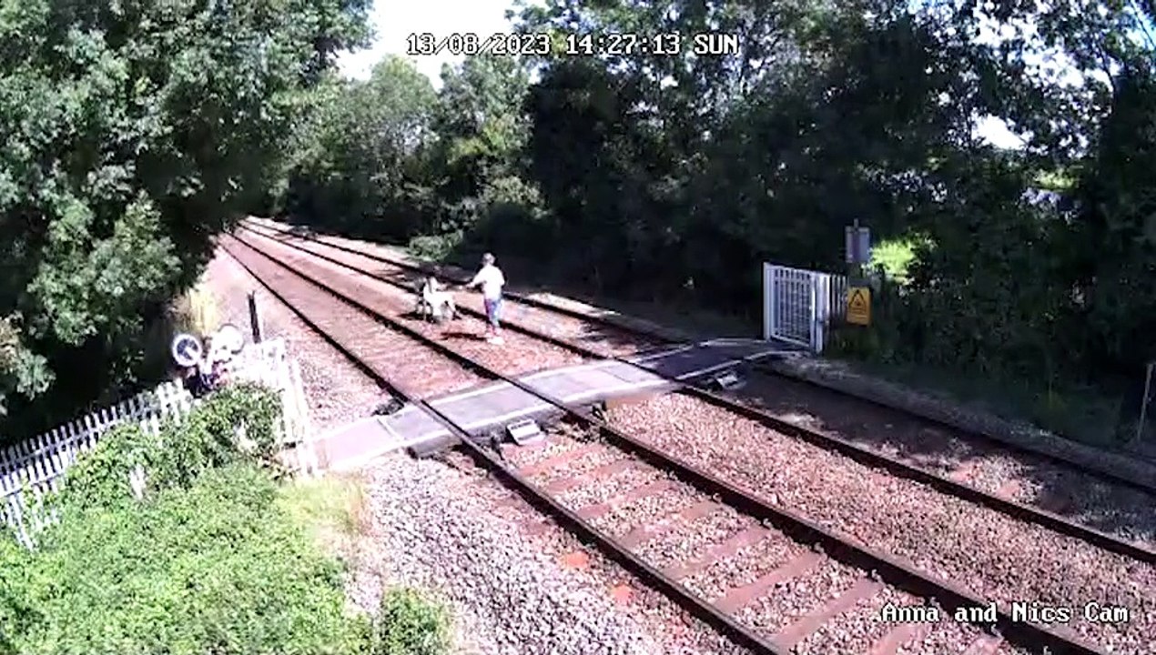 Trespass and near misses Burton Joyce level cro...