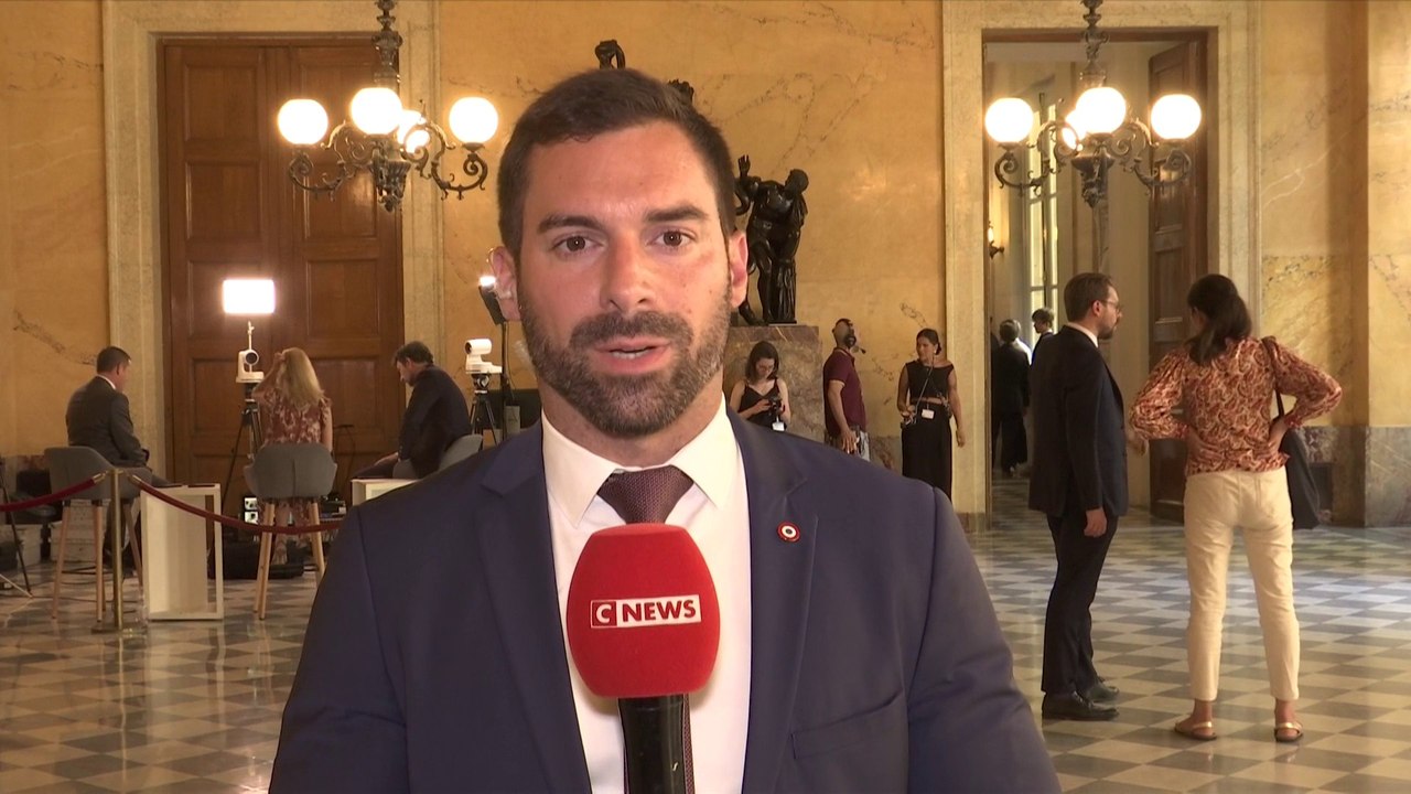 Julien Odoul, député Rassemblement national de l'Yonne au micro de CNEWS