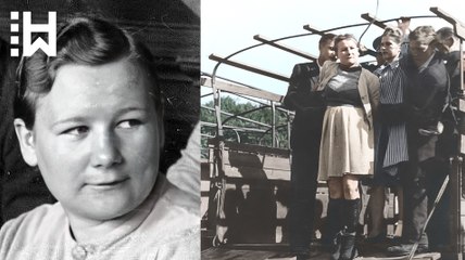 Painful execution of a Stutthof Nazi guard who drowned female inmates in mud: Wanda Klaff