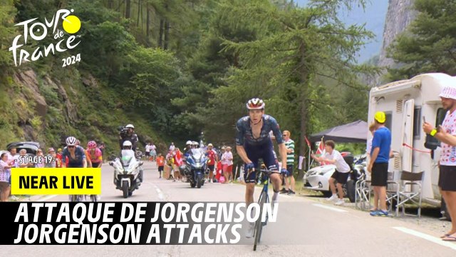 Jorgenson attacks - Stage 19 - Tour de France 2024