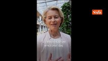 Von der Leyen ringrazia tutti sui social e confessa: 