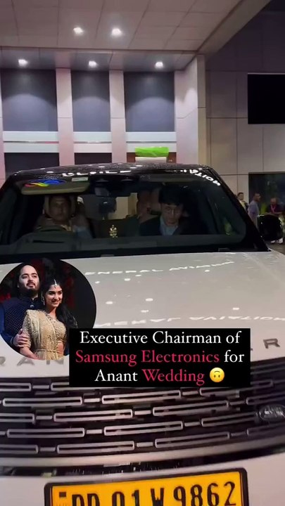 Samsung Electronics Chairman at Anant-Radhika's Wedding Ceremony ✨   #AnantRadhikaCelebration #ARWeddingCelebrations #AnantRadhikaWedding #anantandradhika #anantambaniwedding #anantwedsradhika #AnantRadhika #radhikamerchant #anantambaniradhikamerchantwedd