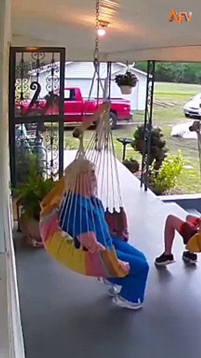 Under pressure #reels #hammock #fail #funny