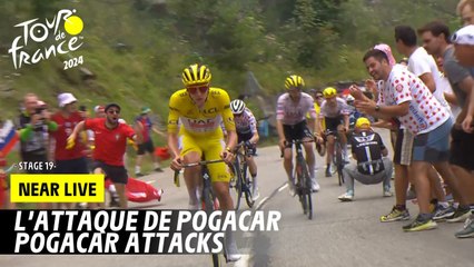 Tadej Pogacar Launches Bold Attack in Stage 19 of Tour de France 2024 🚴‍♂️