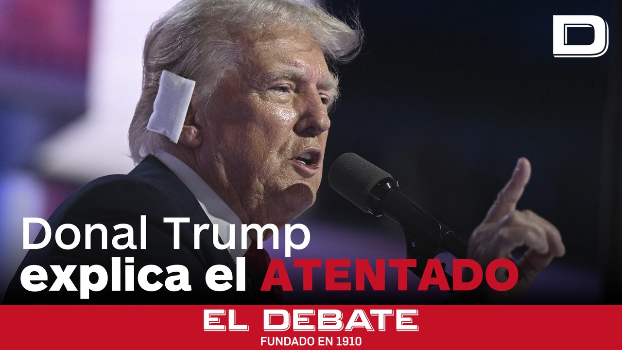 Donald Trump recuerda el atentado en un discurso más pausado de lo habitual: «Tengo a Dios de mi lado»