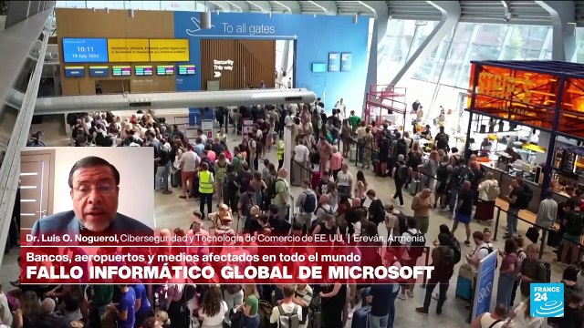 Luis O. Noguerol: No hay riesgo de seguridad en vuelos tras caída de sistemas de Microsoft