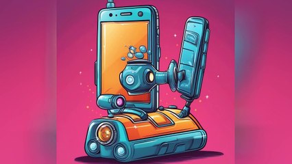 magic cell phone that turns into a robot