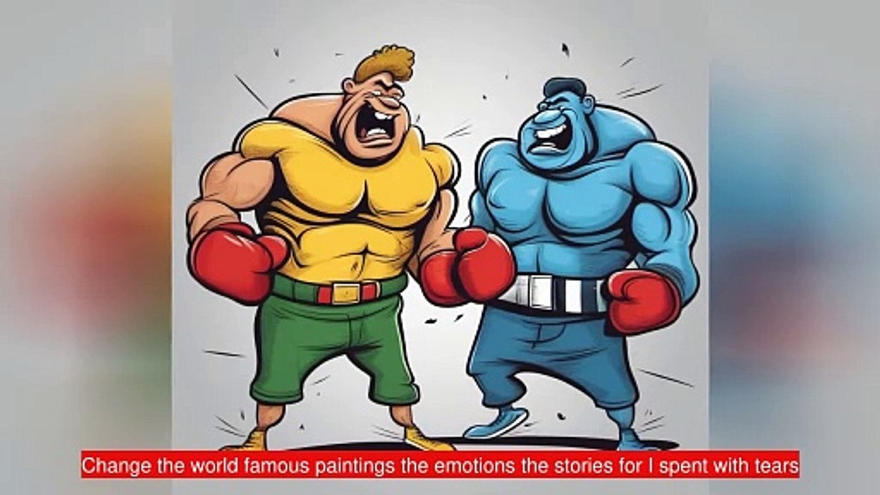 a pair of best friends who have a big fight