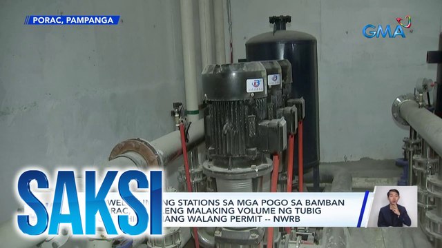 Deepwell pumping stations sa mga POGO sa Bamban at Porac, posibleng malaking volume ng tubig ang hinihigop nang walang permit NWRB | Saksi
