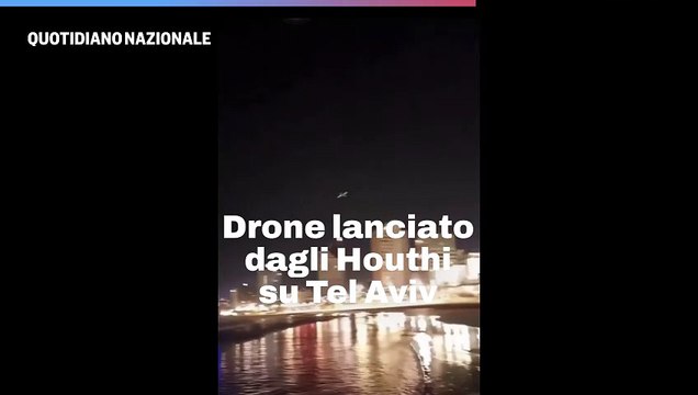 Drone lanciato dagli Houthi su Tel Aviv