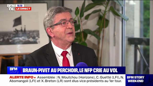 Jean-Luc Mélenchon: Le président de la République avait dit qu'il fallait un changement des pratiques et des dirigeants, ni les pratiques ni les dirigeants n'ont changés