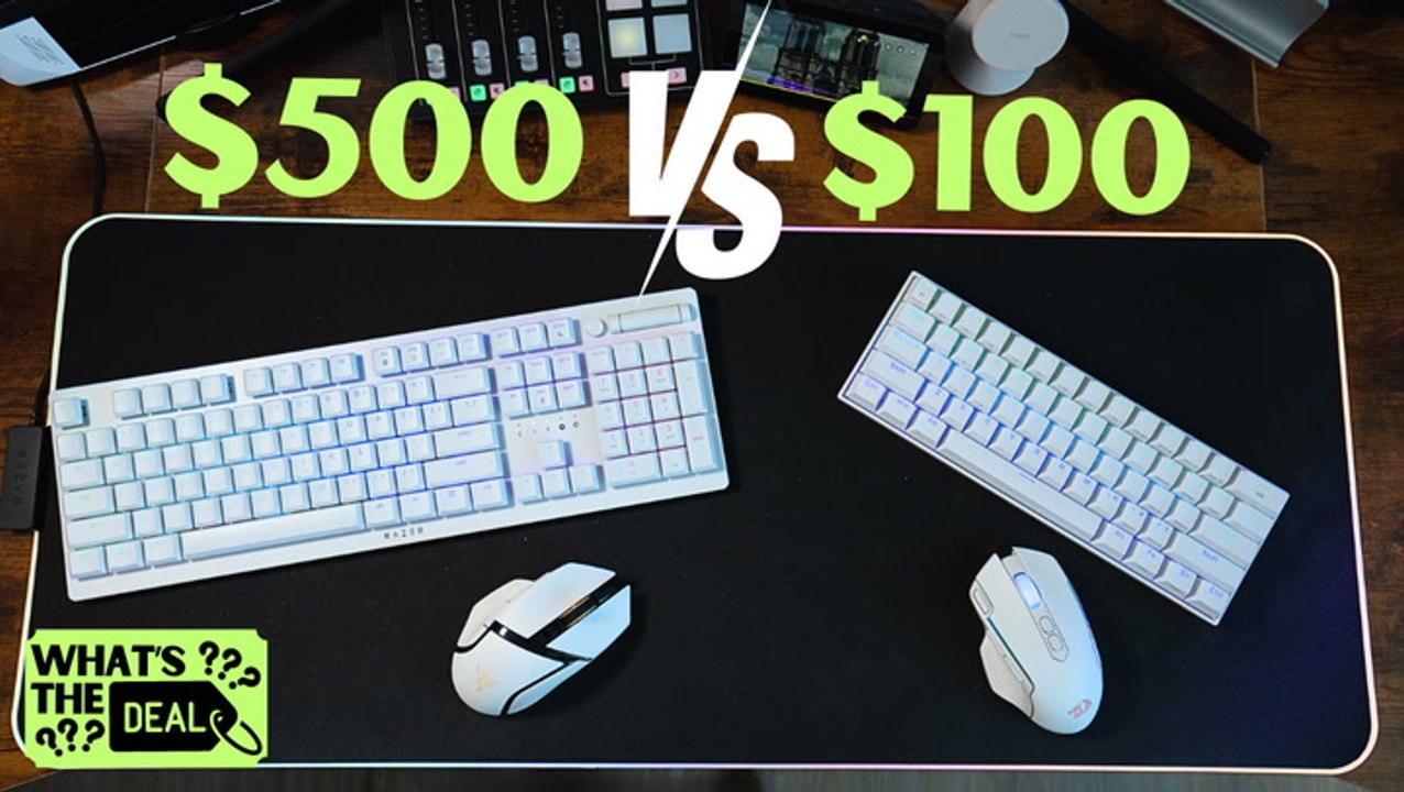 Razer Vs Redragon Wireless Gaming Mouse And Keyboard Review video