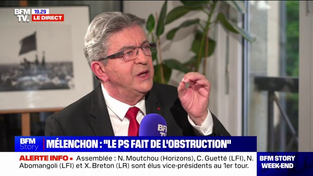 Jean-Luc Mélenchon: Nous avons vu tous nos candidats (LFI) au poste de Premier ministre rejetés