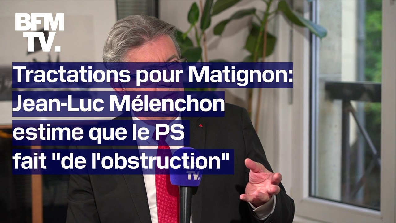 Tractations pour Matignon, Assemblée nationale... l'interview de Jean-Luc Mélenchon sur BFMTV en intégralité
