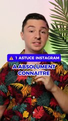 Une astuce que je dois te montrer sur instagram