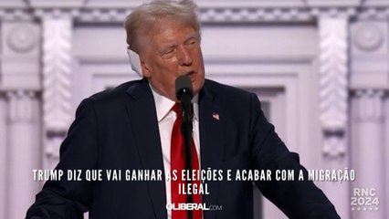 Trump diz que vai ganhar as eleições e acabar com a migração ilegal