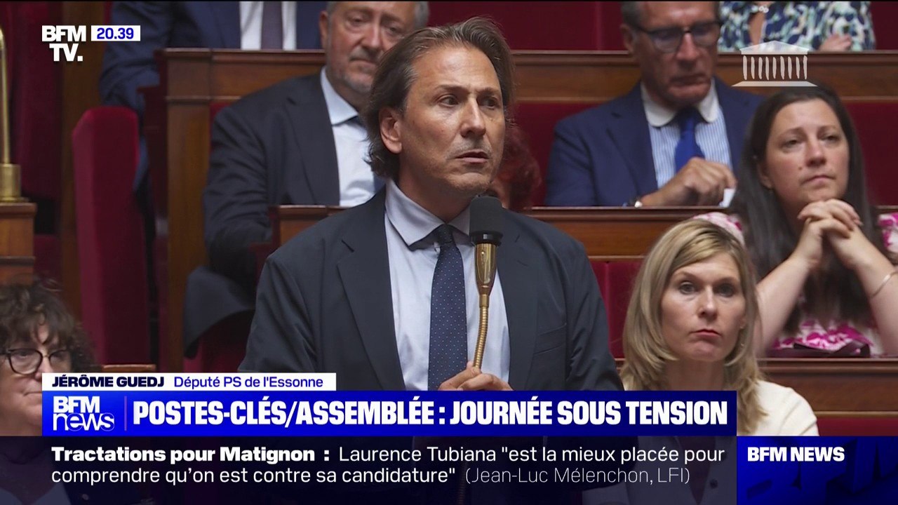 "Honte à ceux qui ont pratiqué cette fraude": La réaction de Jérôme Guedj (PS) aux "dix enveloppes en trop" glissées lors du premier tour de l'élection des vice-présidents de l'Assemblée