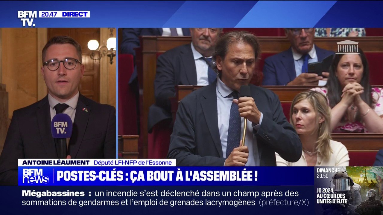 "Un scandale absolu": Antoine Léaument (LFI) sur les "dix enveloppes en trop" glissées dans les urnes lors du premier tour de l'élection des vice-présidents de l'Assemblée