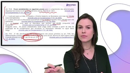A96 LC 101 (LRF) Parte 37 - Lei de Responsabilidade Fiscal AFO