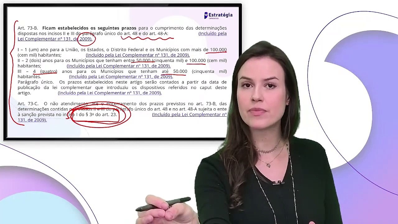 A96 LC 101 (LRF) Parte 37 - Lei de Responsabilidade Fiscal AFO