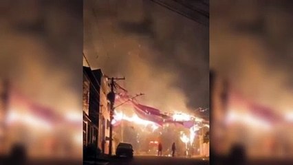 Balão cai sobre imóveis e creche em São Paulo