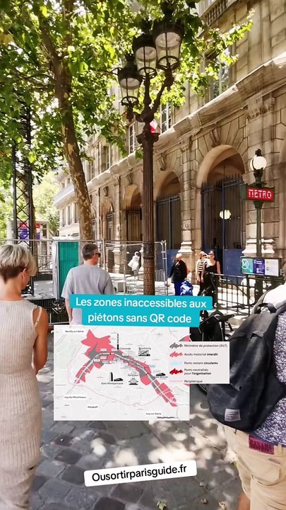 JO : Les zones inaccessibles au public sans QR code