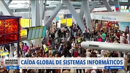 Caída global de Microsoft provoca caos y afectaciones