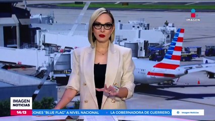 ¡Se registran largas filas en el Aeropuerto de Cancún!